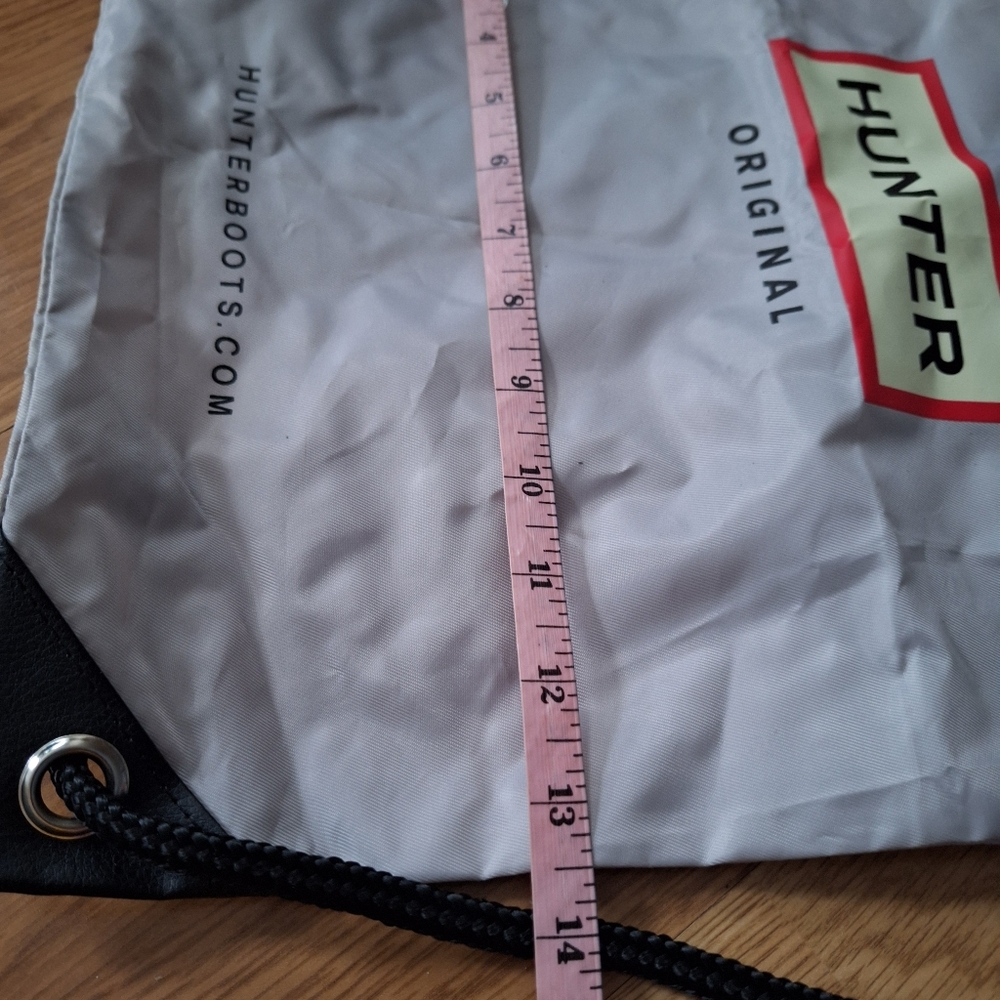 Hunter Gray Drawstring Backpack - image 6